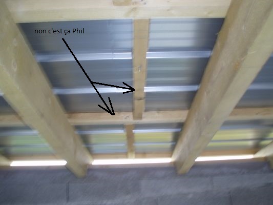 Eviter condensation sur toit en tôle