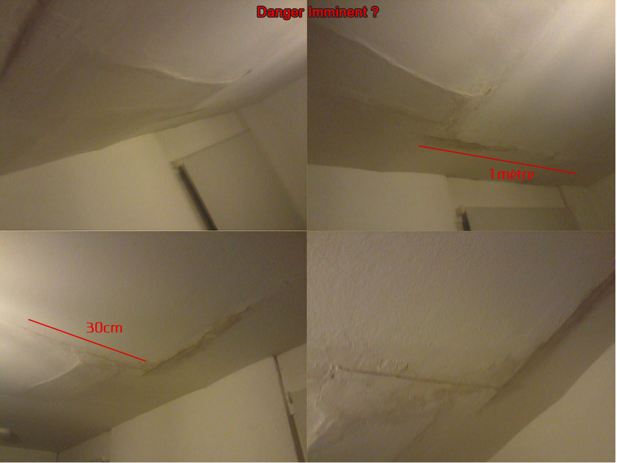 Fissure Plafond Risque D Effondrement 4 Messages