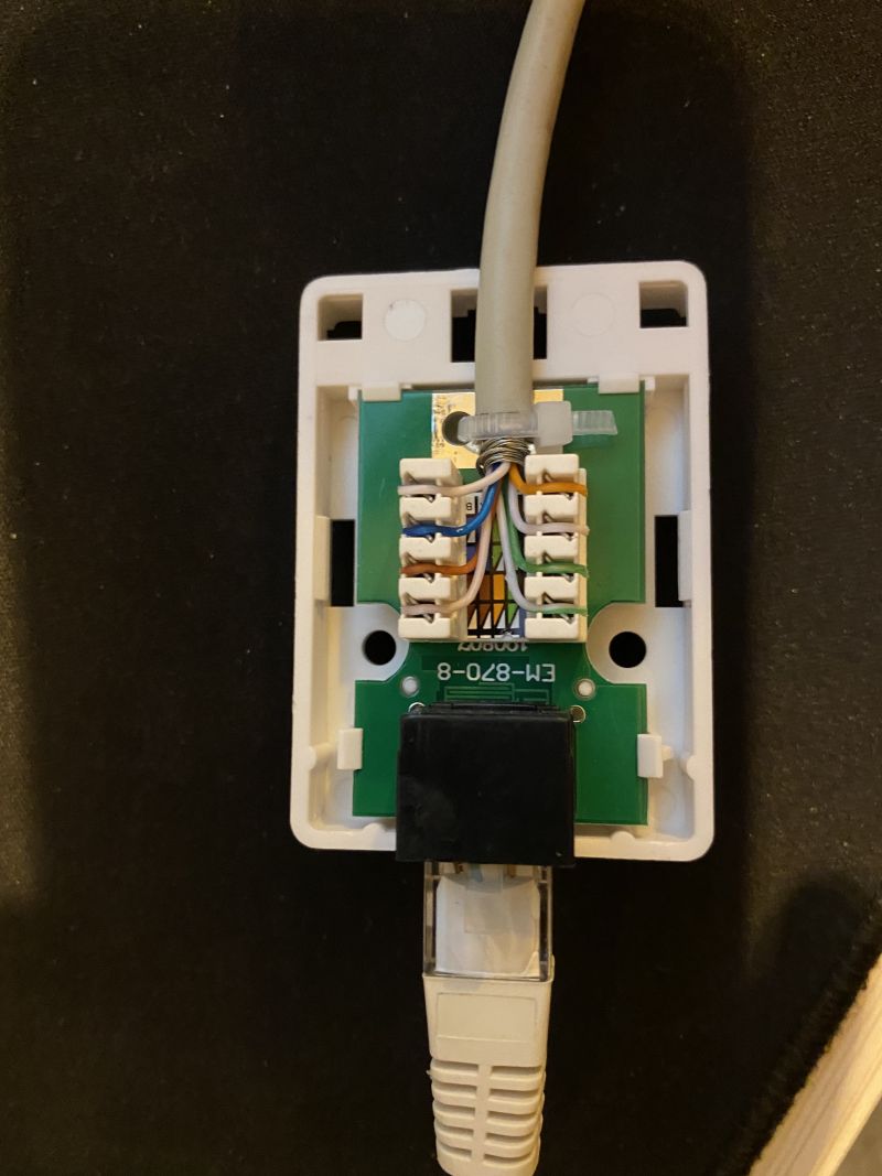 Doubler une prise réseau ! Un cable pour deux prises rj45 internet sans  switch c'est possible 