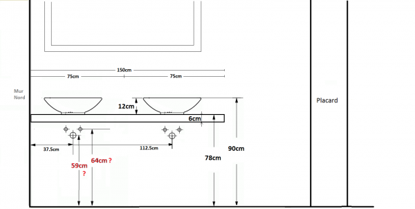 Évacuation du lavabo : dimensions, schéma et étapes de montage